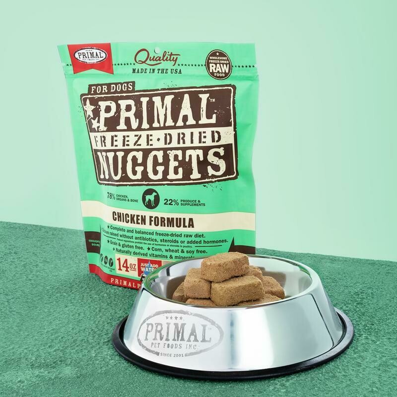 PRIMAL FREEZE-DRIED NUGGETS - CHICKEN 5.5OZ
